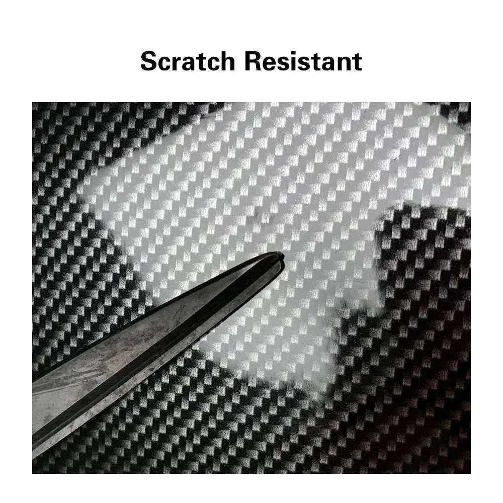 Carbon Fiber Vinyl Wrap Film 1.45m x 2m Glossy Black-2D / 145cmx200cm