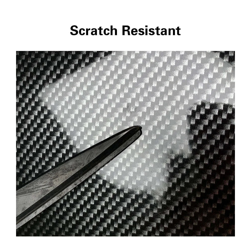 Carbon Fiber Vinyl Wrap Film 1.45m x 2m Glossy Black-2D / 145cmx200cm