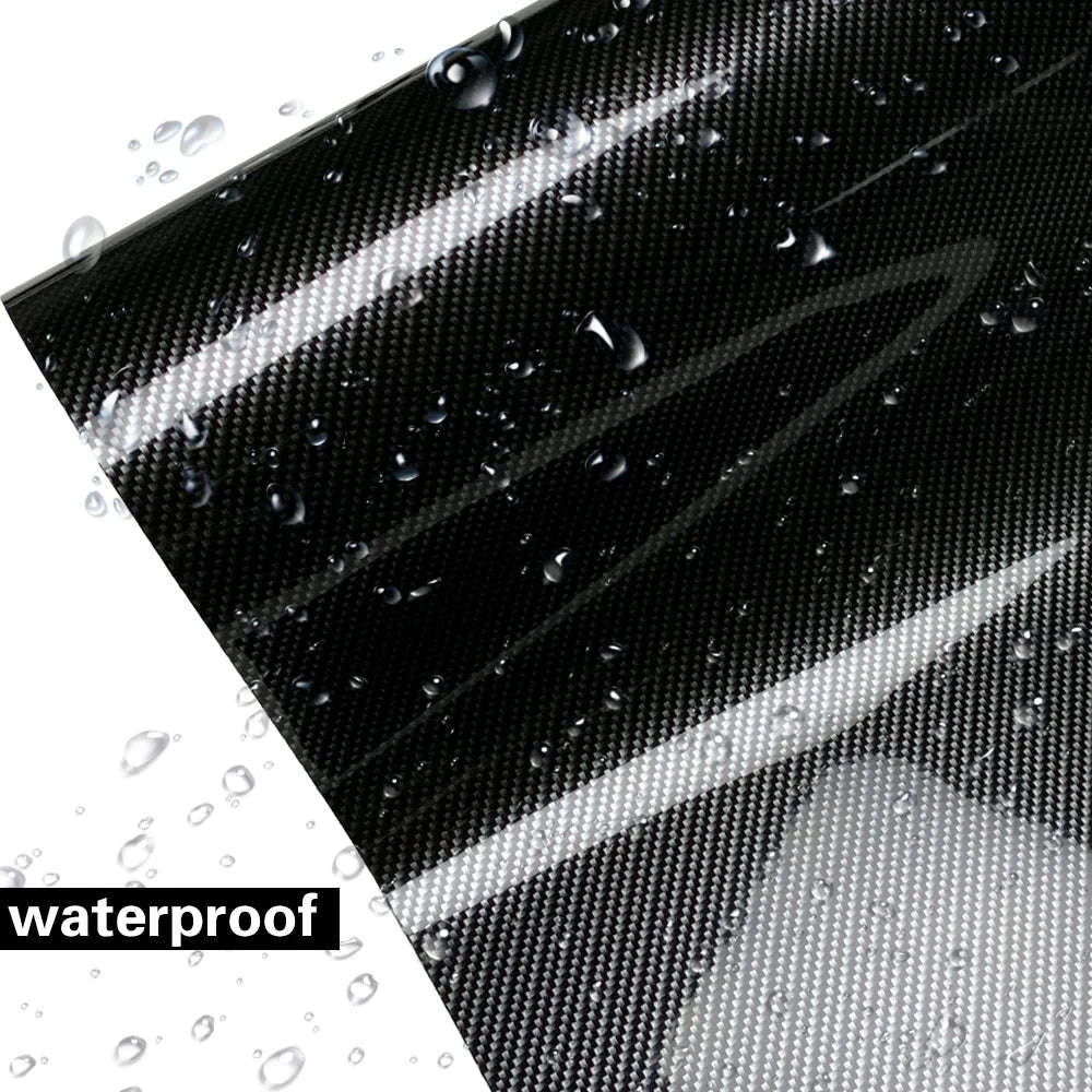 Carbon Fiber Vinyl Wrap Film 1.45m x 2m Glossy Black-2D / 145cmx200cm