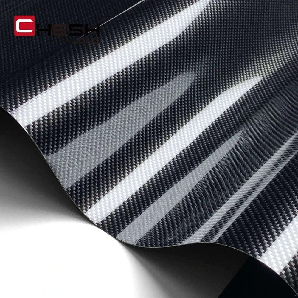 Carbon Fiber Vinyl Wrap Film 1.45m x 2m Glossy Black-2D / 145cmx200cm