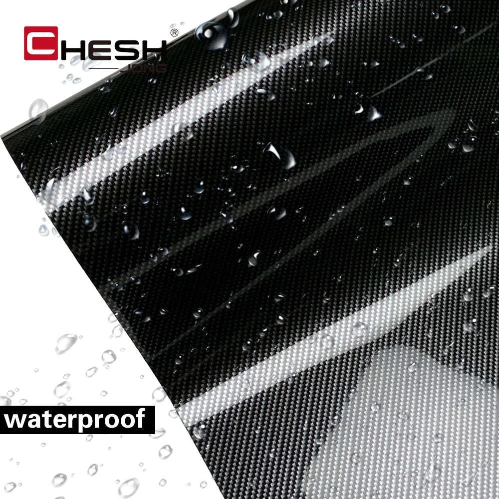 Carbon Fiber Vinyl Wrap Film 1.45m x 2m Glossy Black-2D / 145cmx200cm