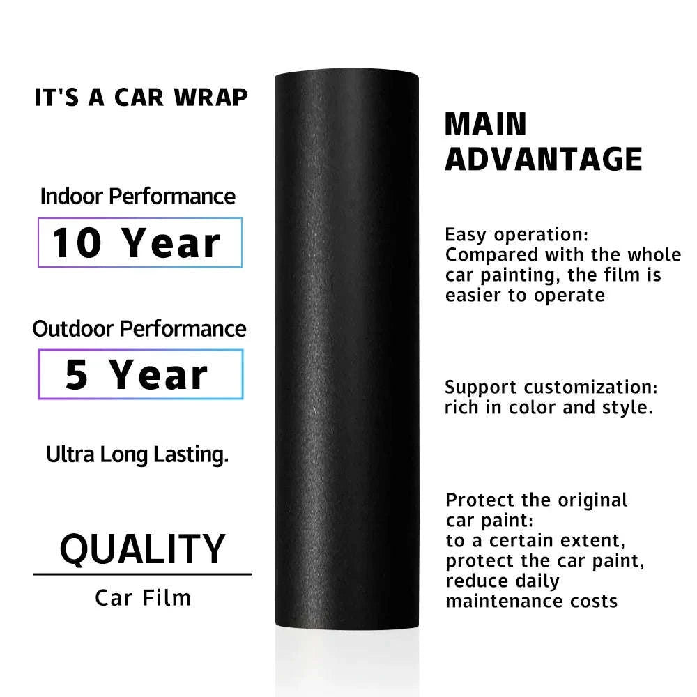 Carbon Fiber Vinyl Wrap Film 1.45m x 2m Glossy Black-2D / 145cmx200cm