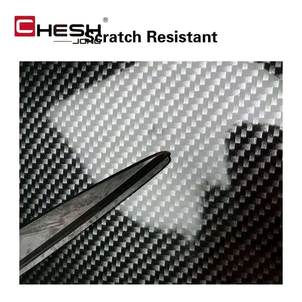 Carbon Fiber Vinyl Wrap Film 1.45m x 2m Glossy Black-2D / 145cmx200cm