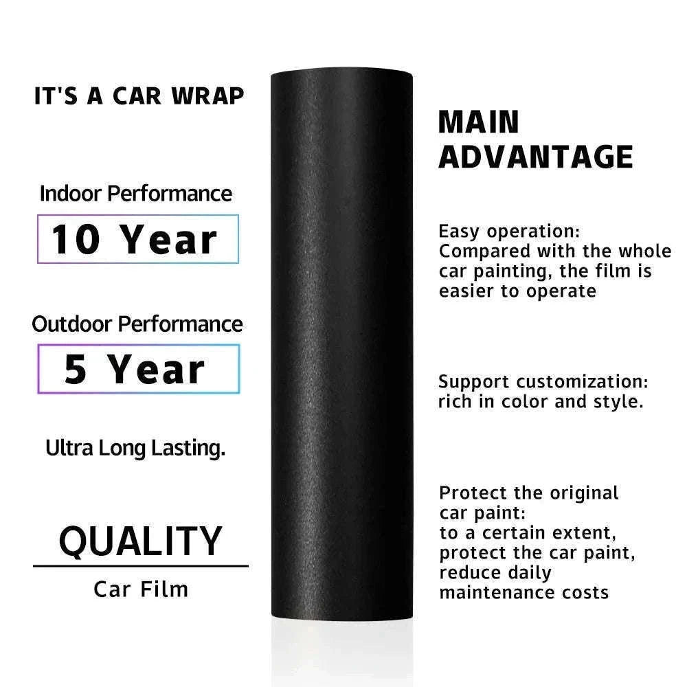 Carbon Fiber Vinyl Wrap Film 1.45m x 2m Glossy Black-2D / 145cmx200cm