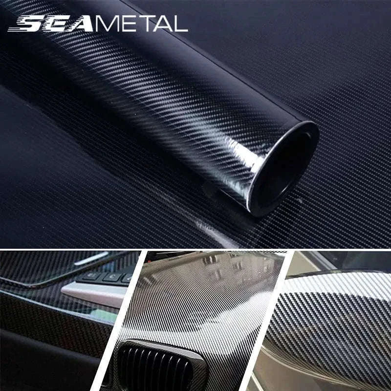 Carbon Fiber Vinyl Wrap Roll Self Adhesive Film-30cm X 50cm