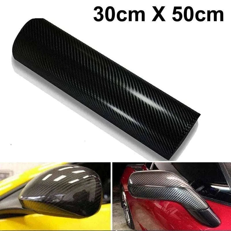 Carbon Fiber Vinyl Wrap Roll Self Adhesive Film-30cm X 50cm