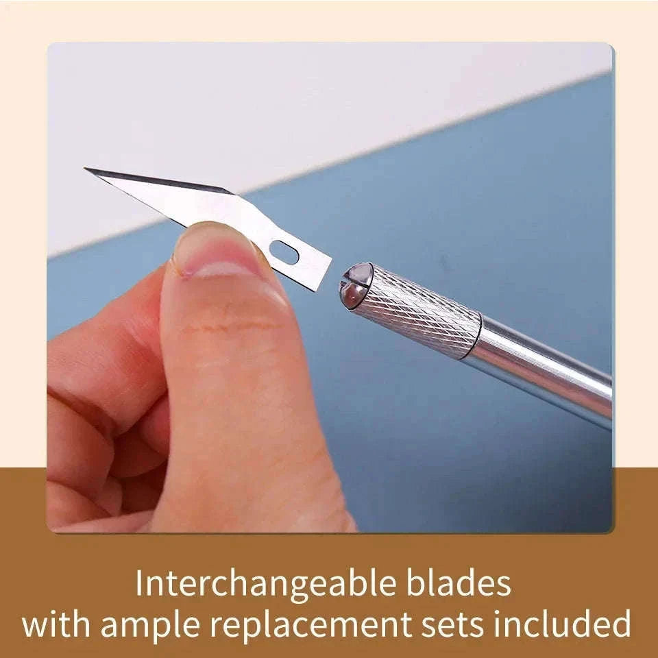 Carbon Steel Carving Blade Set for Wood, Leather, and DIY Craft-M264 200pcs