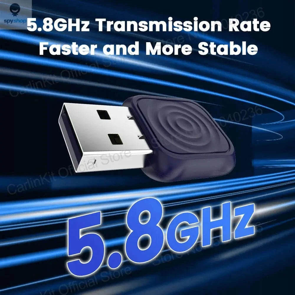 CarlinKit 5.0 Mini Ultra Wireless CarPlay Adapter-Mini Ultra / Brands Genuine