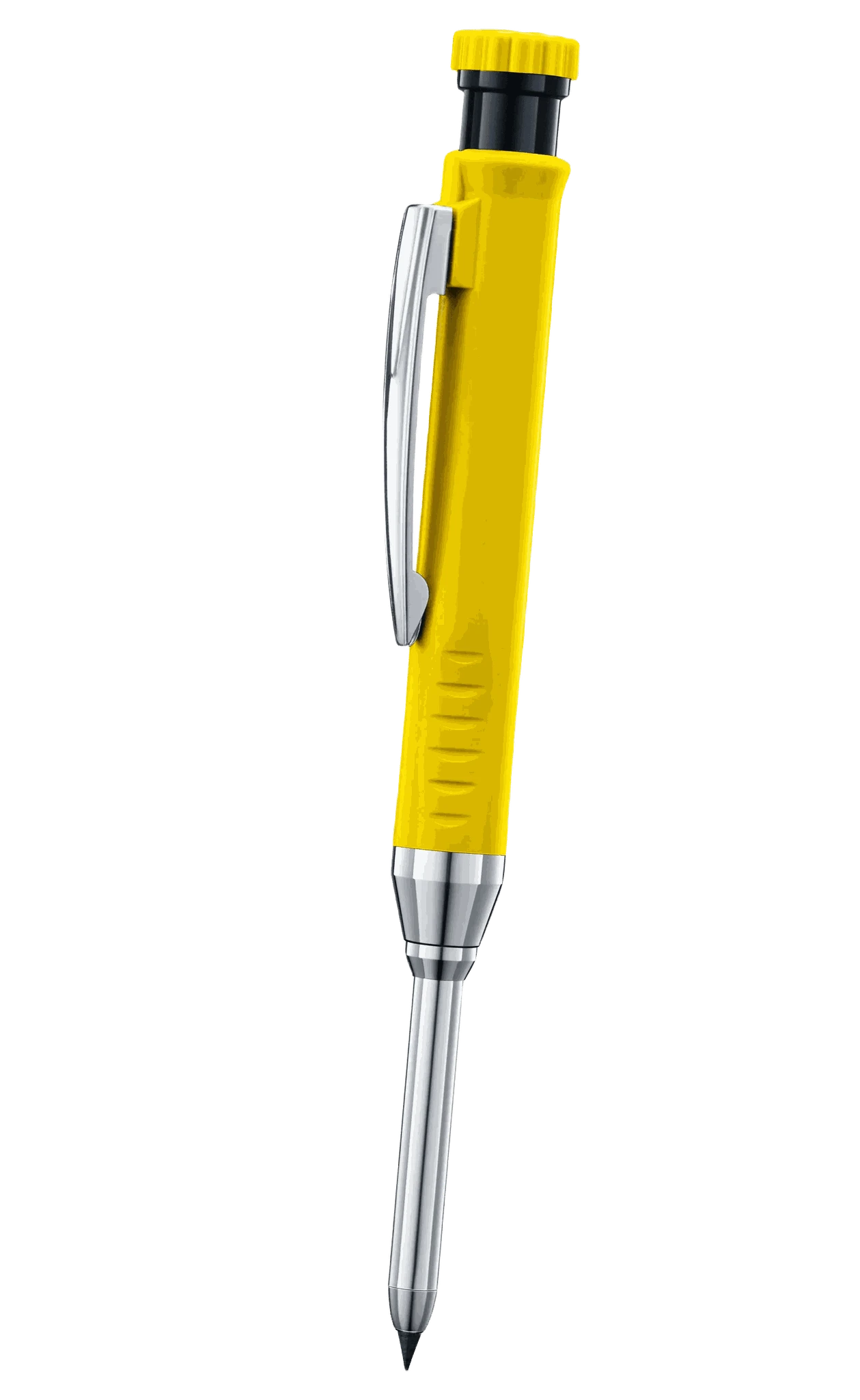 Carpenter Mechanical Pencil – Precision Marking with Built‑In Sharpener and Color Refills-set D-Black 4pcs