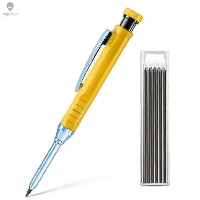 Carpenter Mechanical Pencil Set with Sharpener for Clean Marking-Blue set- A