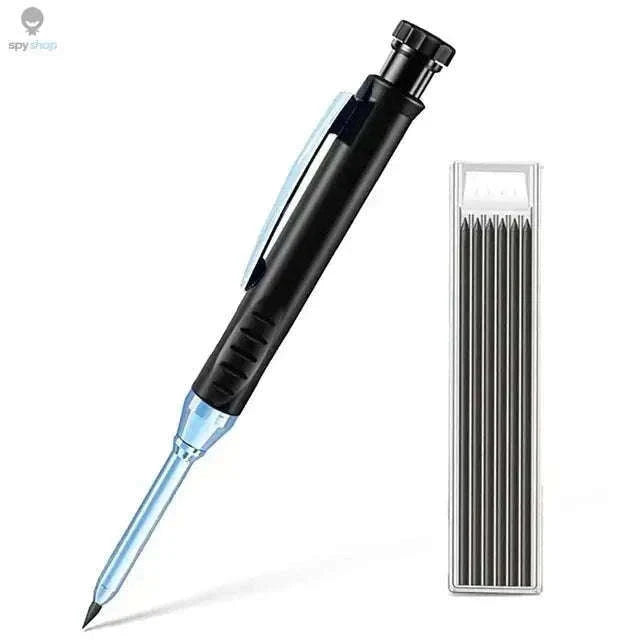 Carpenter Mechanical Pencil Set with Sharpener for Clean Marking-Blue set- A