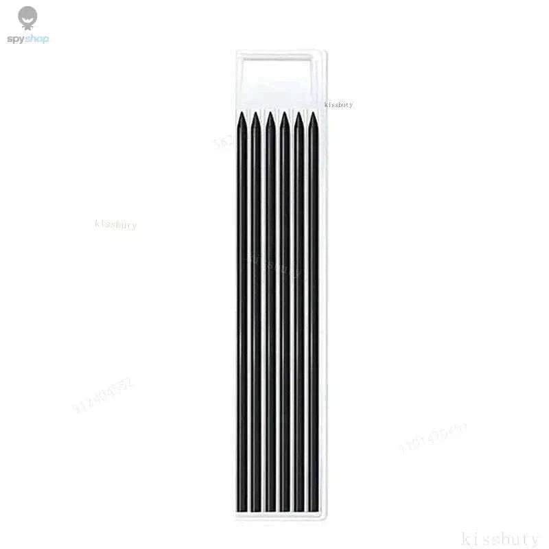 Carpenter Mechanical Pencil with Sharpener and Color Refills-set D-Black 4pcs