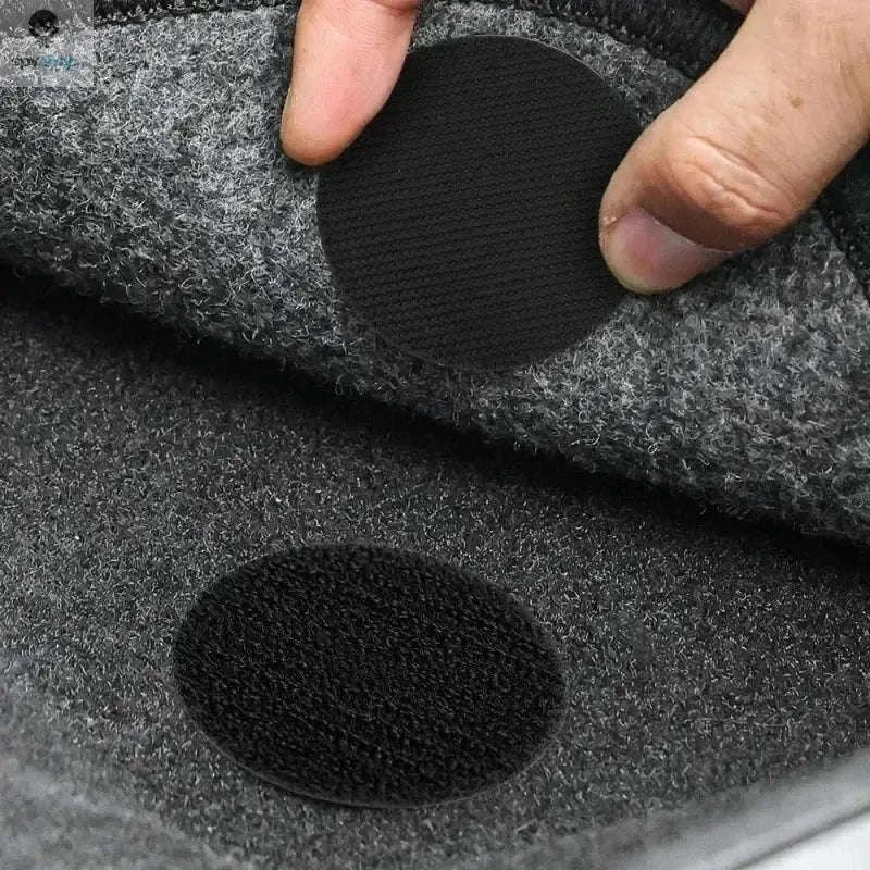 Carpet Fixing Stickers – Secure, Invisible Grip for Rugs and Car Mats-Round / 50pairs