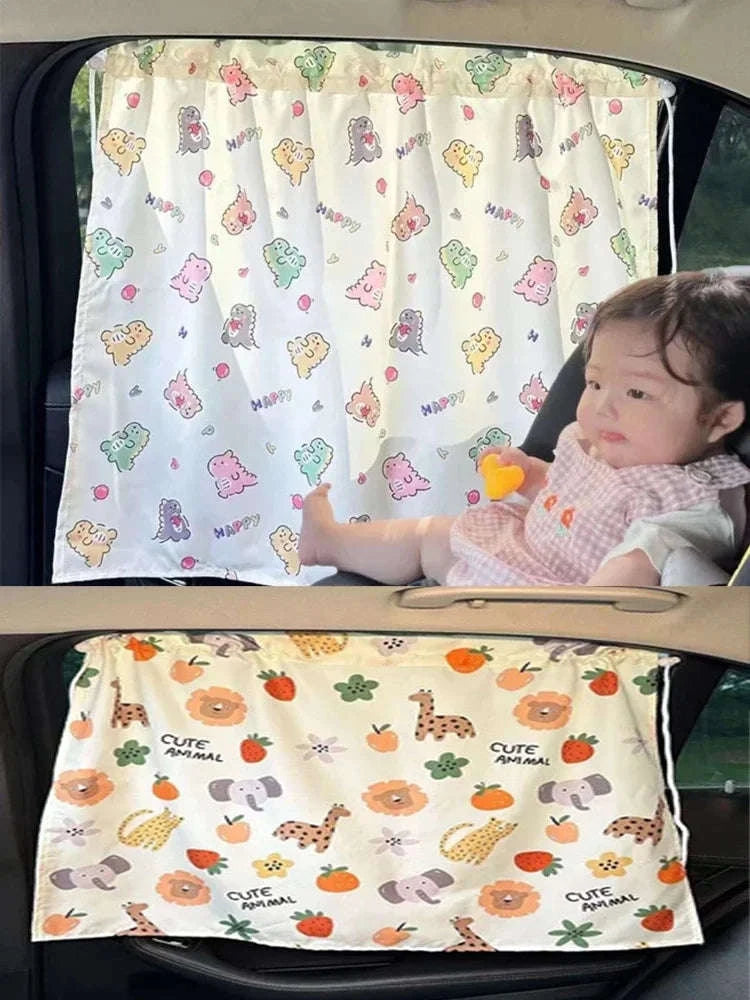 Cartoon Car Window Sunshade Cover-05