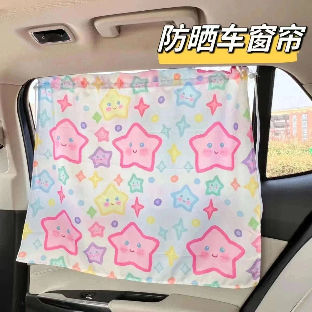 Cartoon Car Window Sunshade Cover for Cooler, Calmer Rides-05