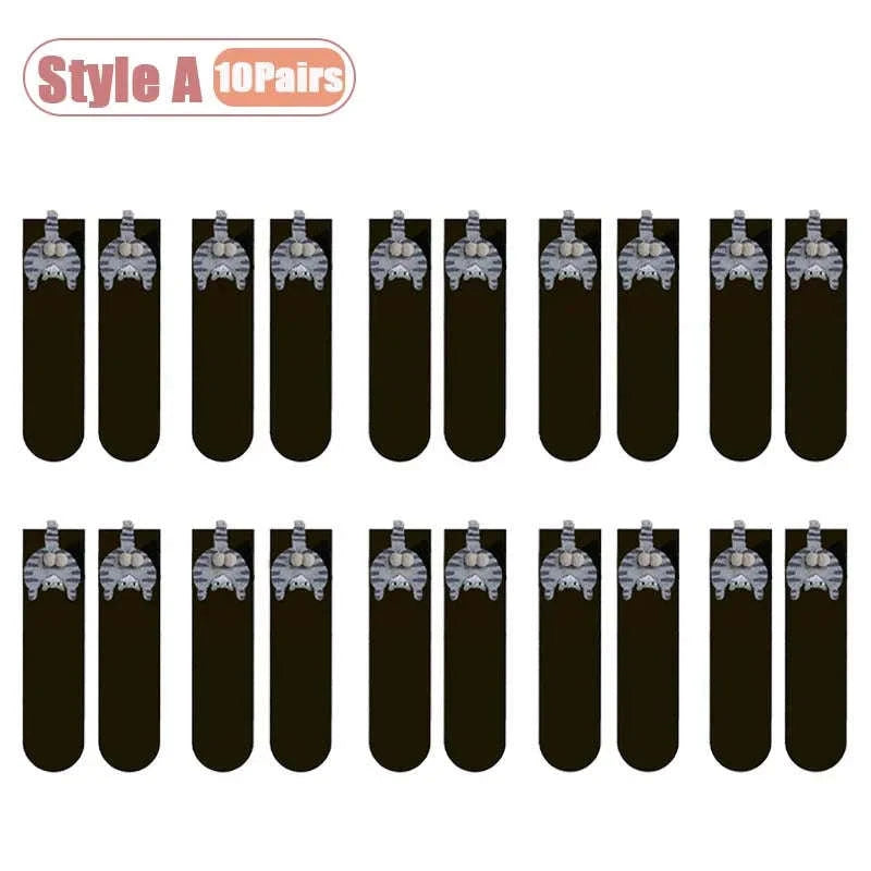 Cartoon Cat Socks Cozy Mid-Calf Cotton Gift for Cat Lovers-Style A-5PCS / One size