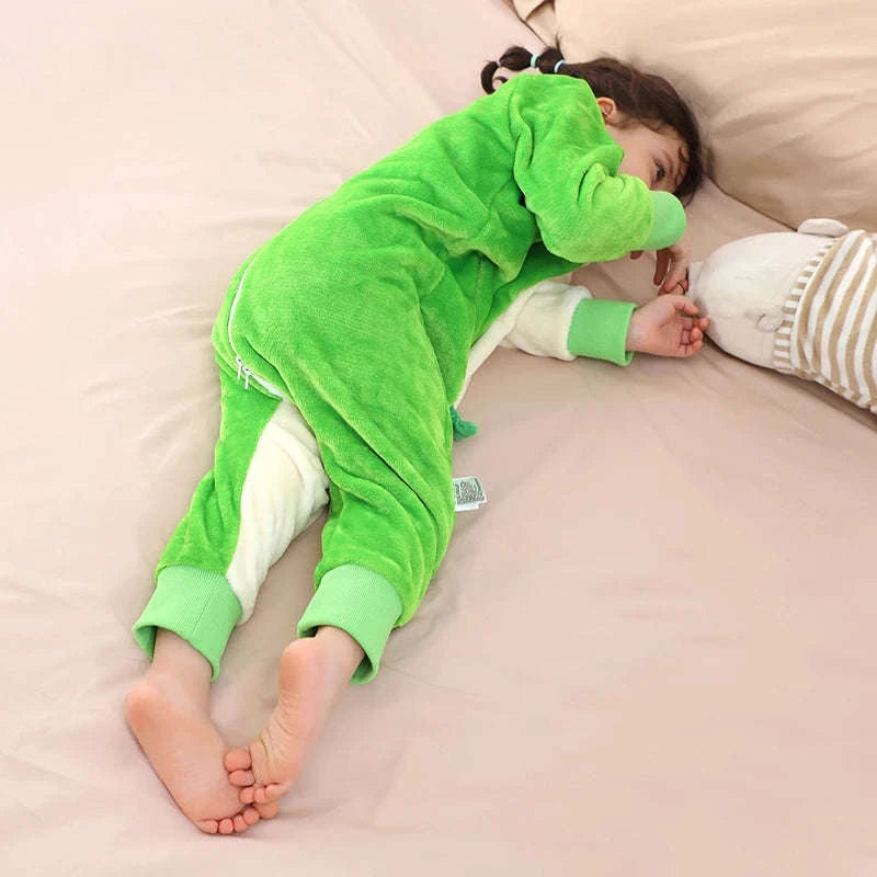 Cartoon Flannel Sleepsack Pajamas for Kids-A Cow / 6-7T