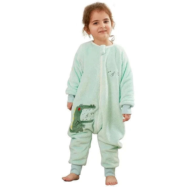 Cartoon Flannel Sleepsack Pajamas for Kids-A Cow / 6-7T