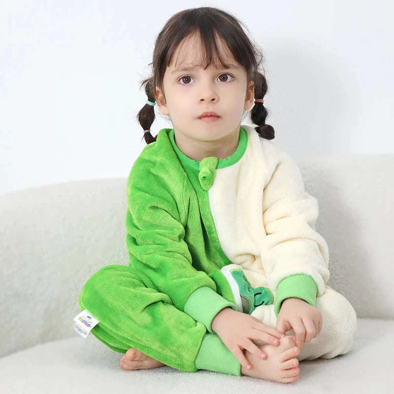 Cartoon Flannel Sleepsack Pajamas for Kids-A Cow / 6-7T