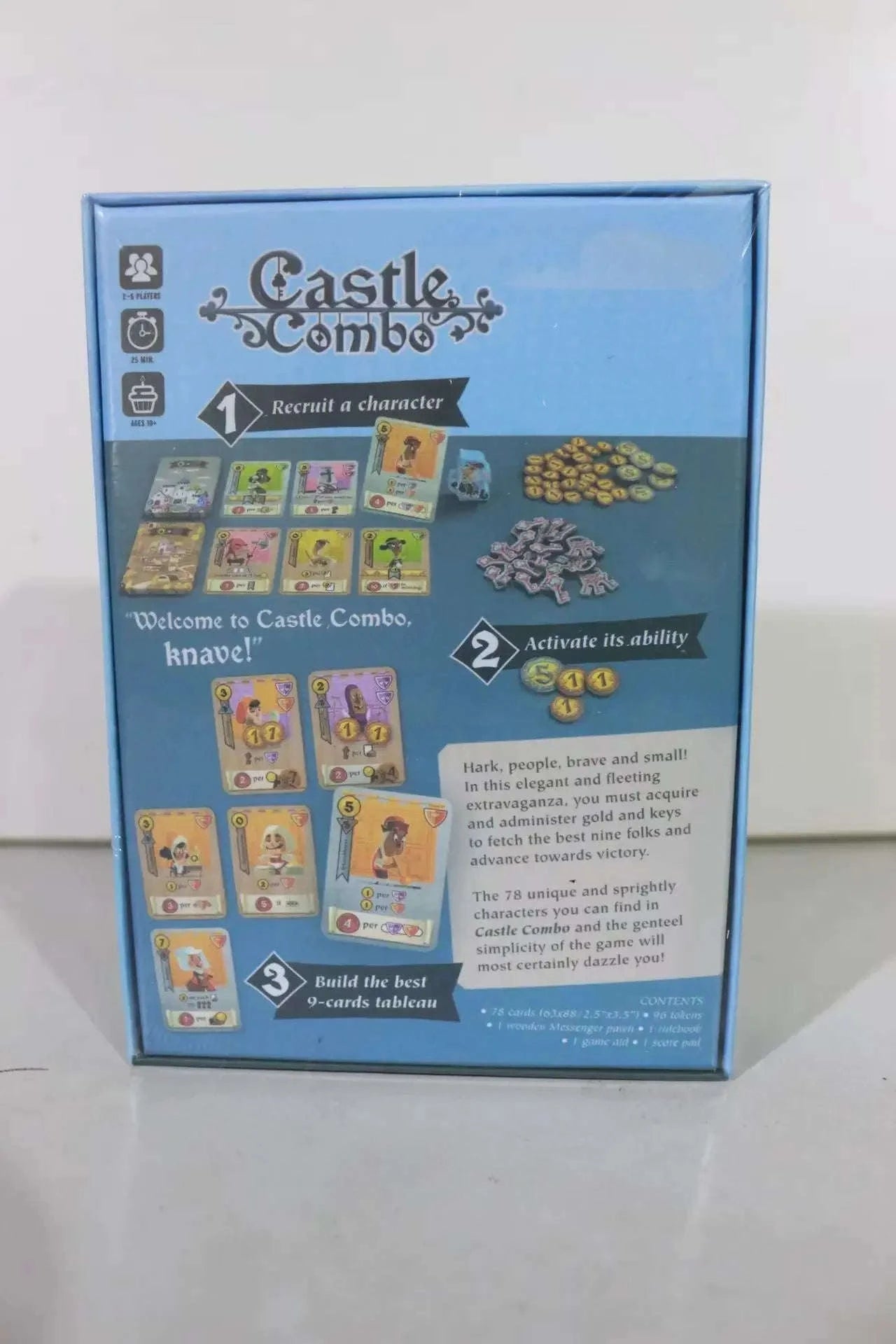 Castle Combo Board Game — 2–5 Player Strategy Party Game-Castle Combo
