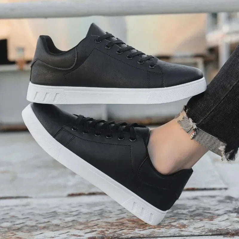 Casual Men Artificial Leather Loafers-Black / 43