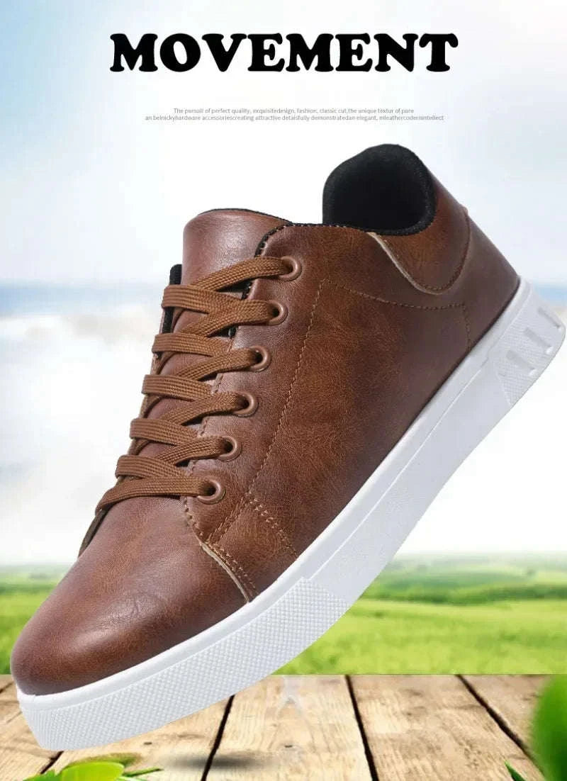 Casual Men Artificial Leather Loafers-Black / 43
