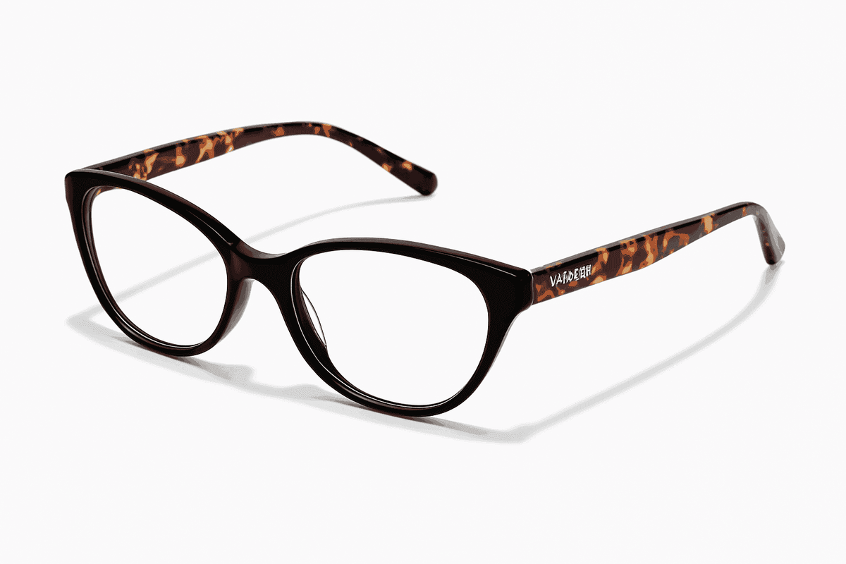 Cat Eye Myopia Glasses with Photochromic and Blue Light Protection-PHOTO Colorful / Myopia-375