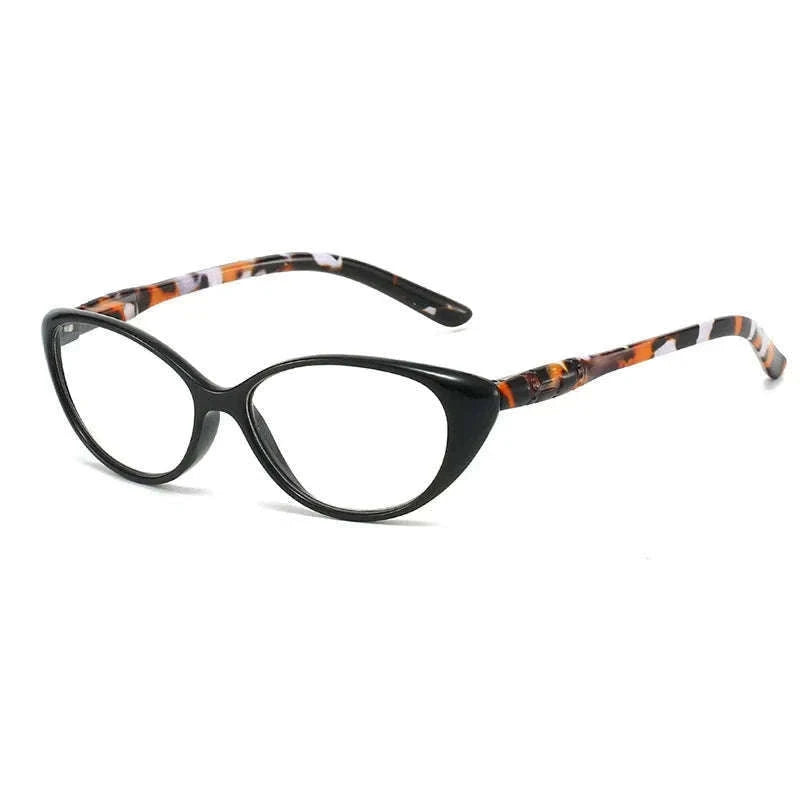 Cat Eye Myopia Glasses with Photochromic and Blue Light Protection-PHOTO Colorful / Myopia-375