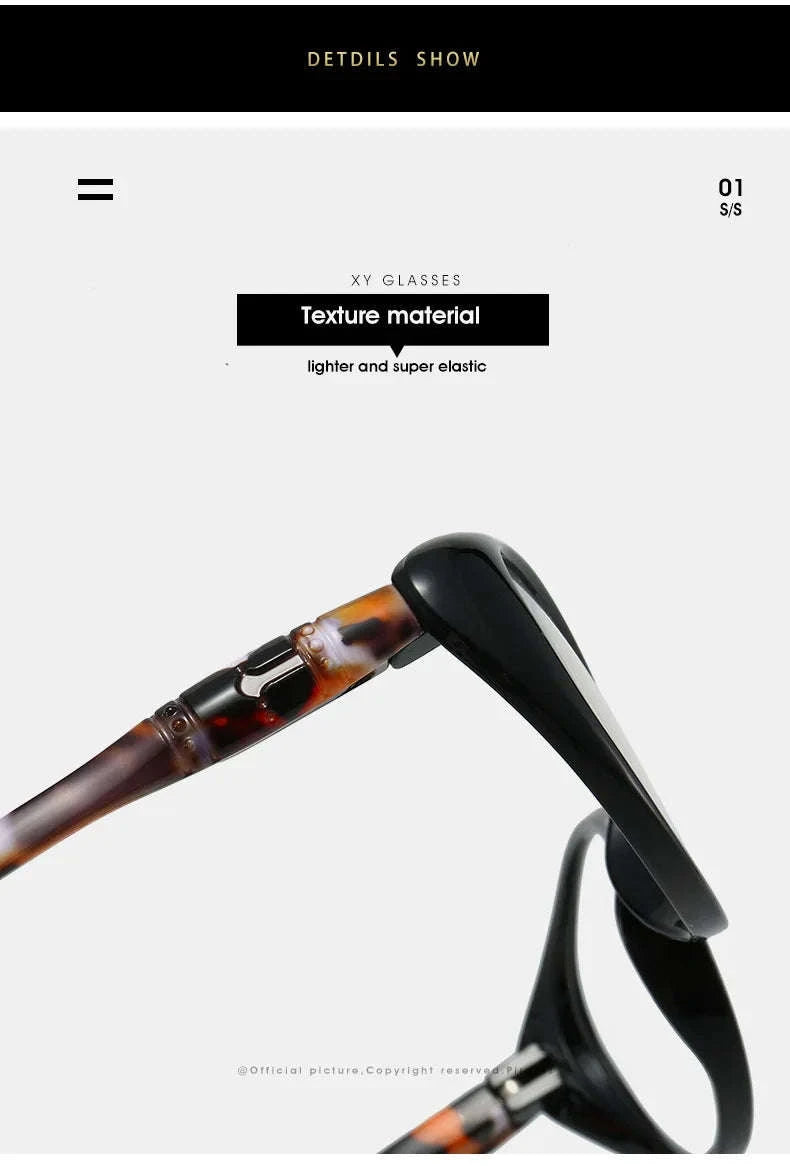 Cat Eye Myopia Glasses with Photochromic & Blue Light Protection-PHOTO Colorful / Myopia-375