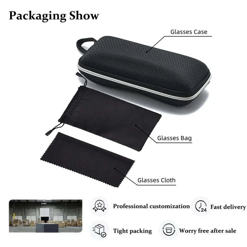 Cat Eye Myopia Glasses with Photochromic & Blue Light Protection-PHOTO Colorful / Myopia-375