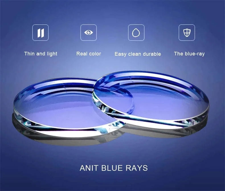 Cat Eye Myopia Glasses with Photochromic & Blue Light Protection-PHOTO Colorful / Myopia-375