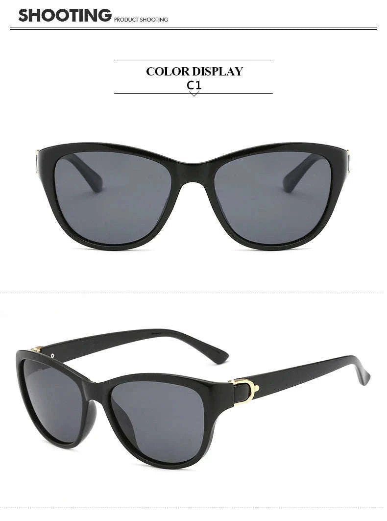 Cat Eye Polarized Sunglasses for Women with UV400 Protection-Polarized / C2