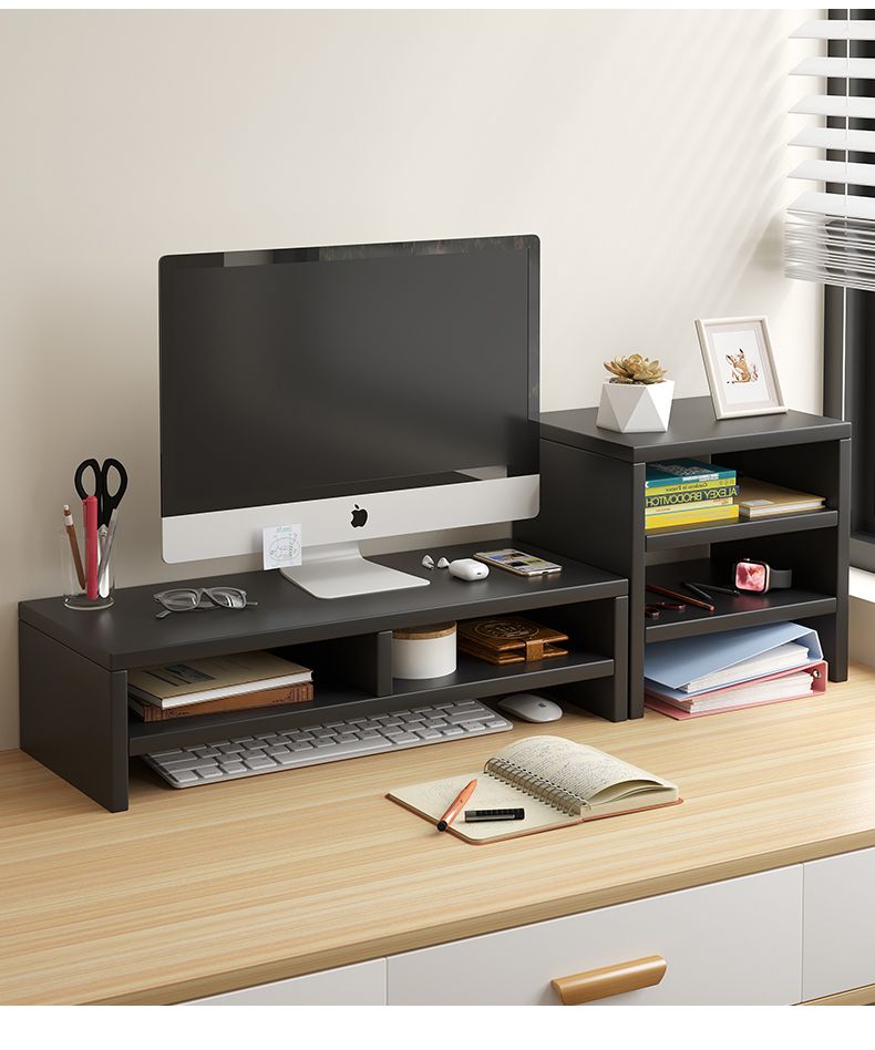 Monitor Riser Stand with Storage – Desk Organizer for Laptop and Screen