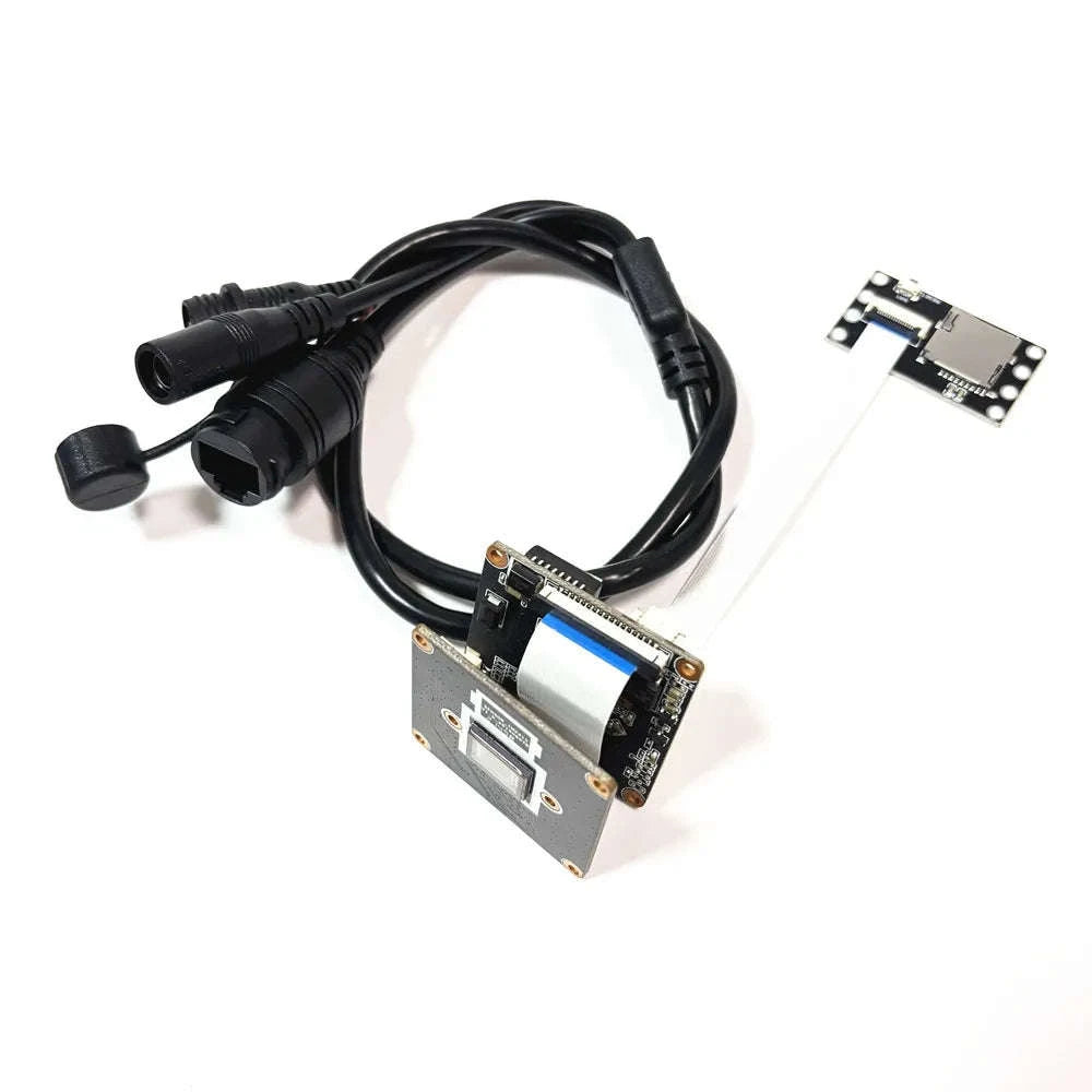 CCTV Starlight 4K IP Digital Camera Board Module-8MP 48V POE Cable / 2.8mm