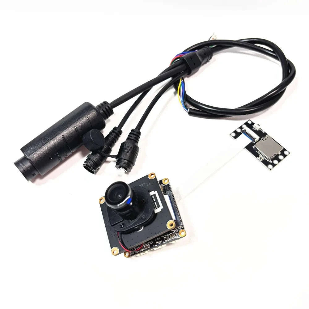CCTV Starlight 4K IP Digital Camera Board Module-8MP 48V POE Cable / 2.8mm