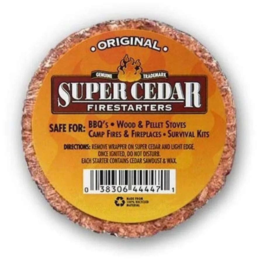 Cedar Fire Starters (4 Pack) – Start Up to 16 Fires Fast-