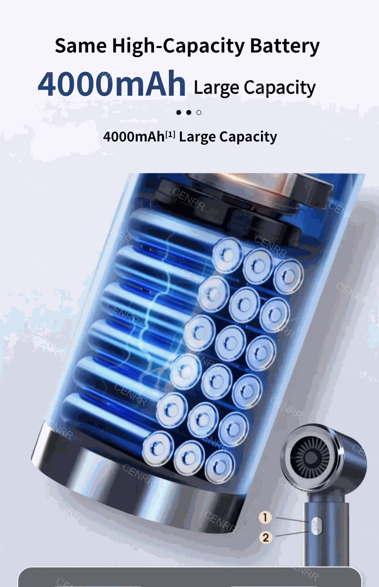 CENRR Wireless Car Vacuum Cleaner-Basic