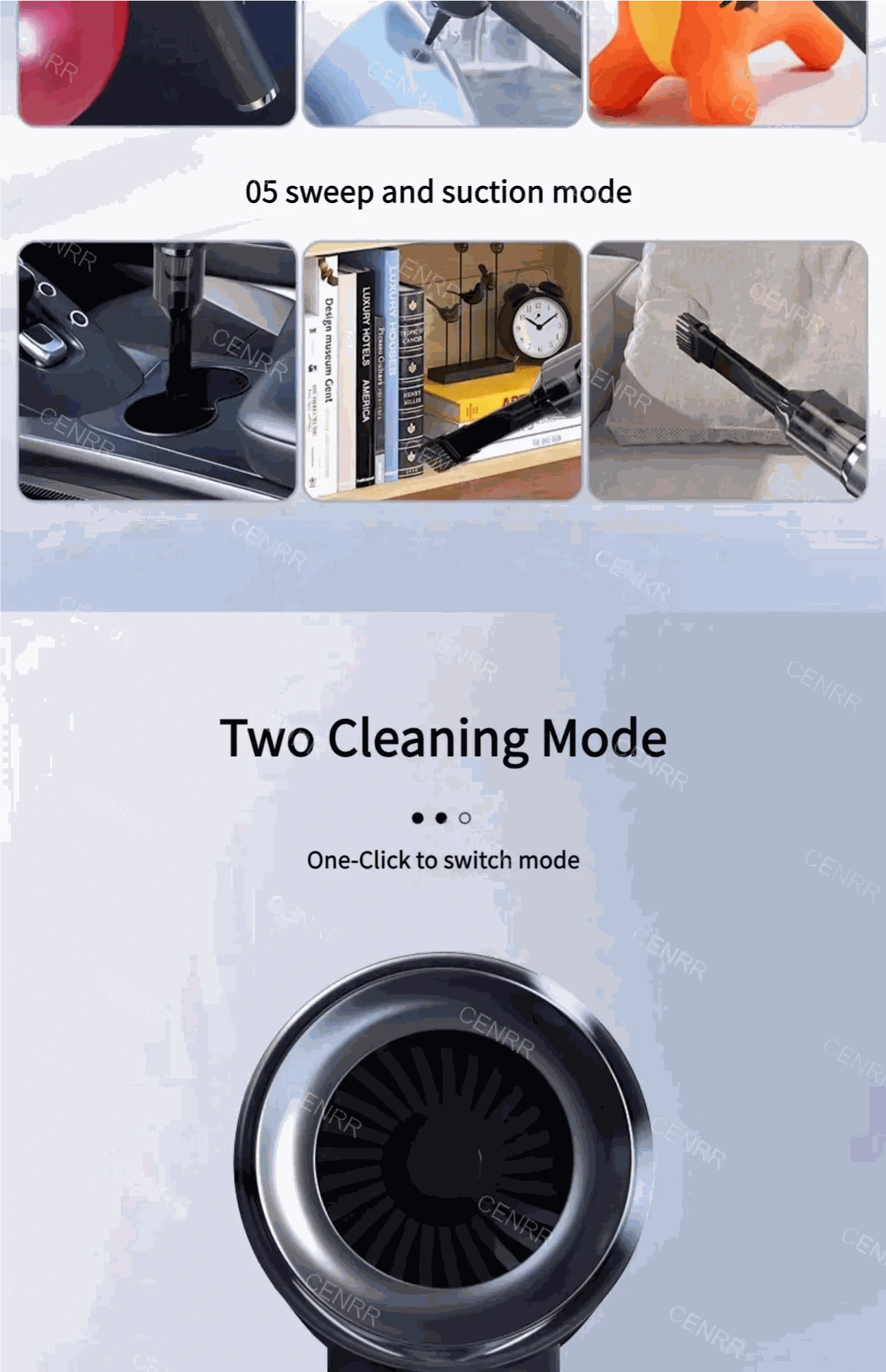 CENRR Wireless Car Vacuum Cleaner-Basic