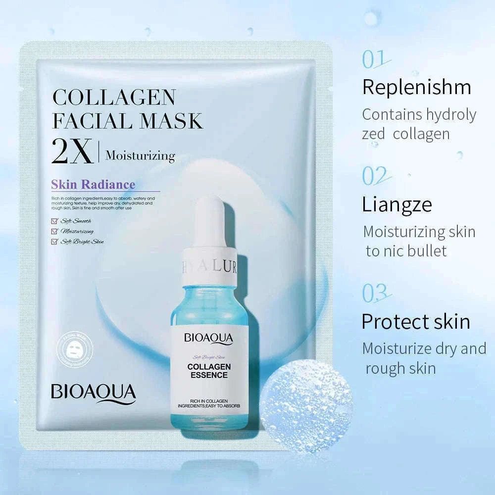 Centella Collagen Face Mask with VC & Hyaluronic Acid-COLLAGEN PROTEIN