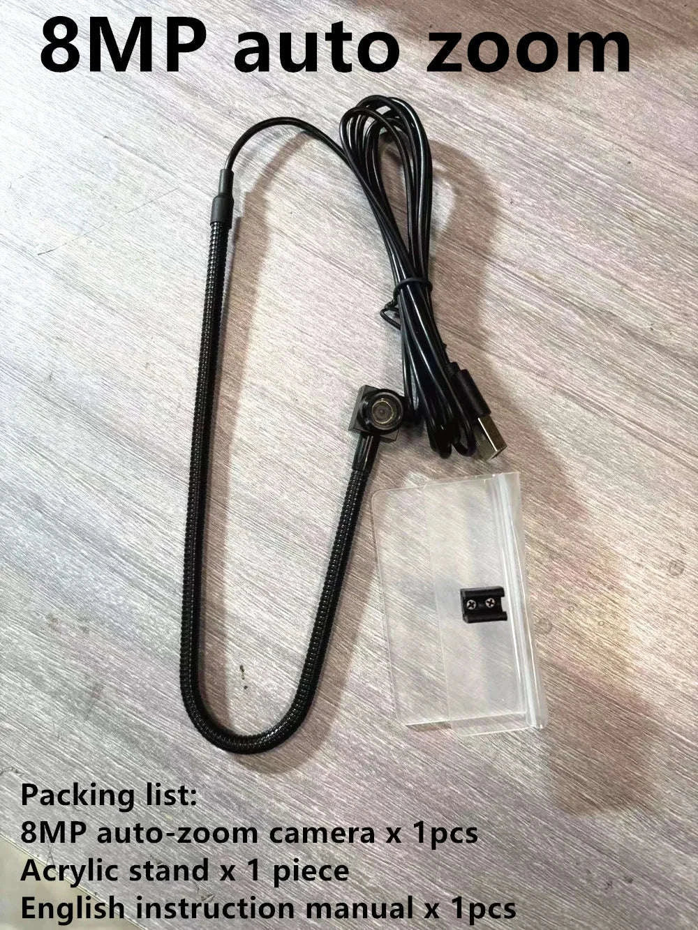 Center Screen USB Webcam with Eye Contact for Better Calls-8MP Fixed focus