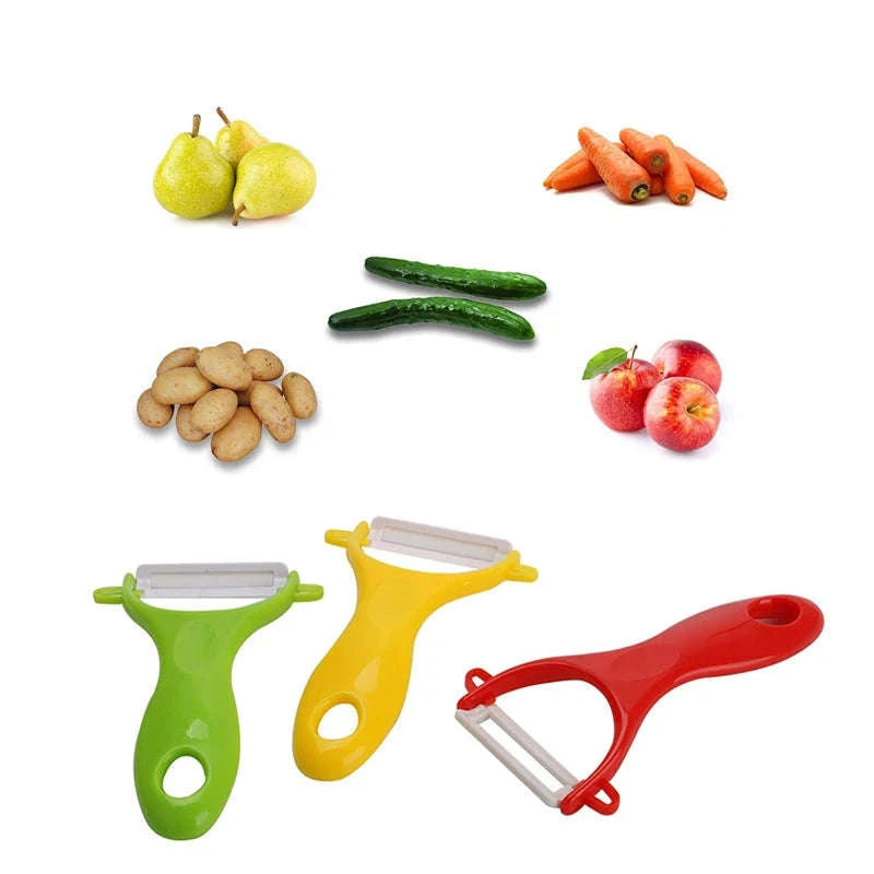 Ceramic Peeler with Precision Ceramic Blade-Blue