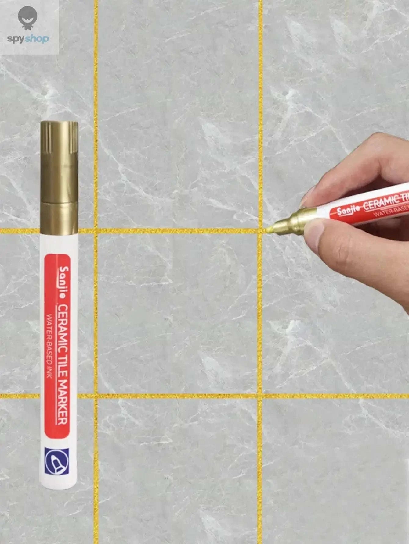 Ceramic Tile Repair Pen for Clean, Fresh Grout-White