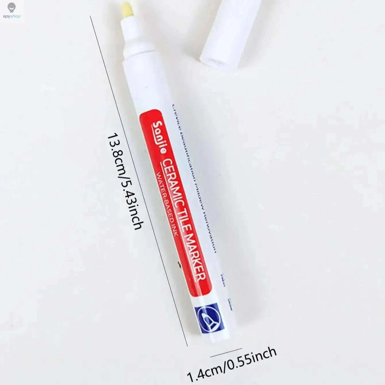 Ceramic Tile Repair Pen for Clean, Fresh Grout-White