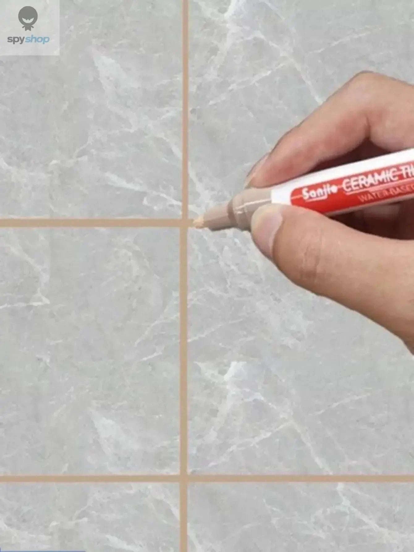 Ceramic Tile Repair Pen for Clean, Fresh Grout-White