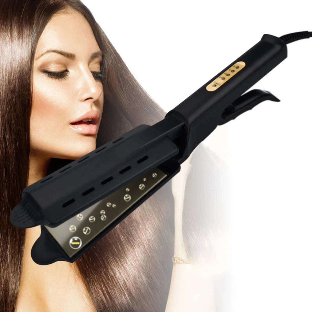 Ceramic Tourmaline Ionic Hair Straightener with Adjustable Heat-NO BOX / AU / China Mainland