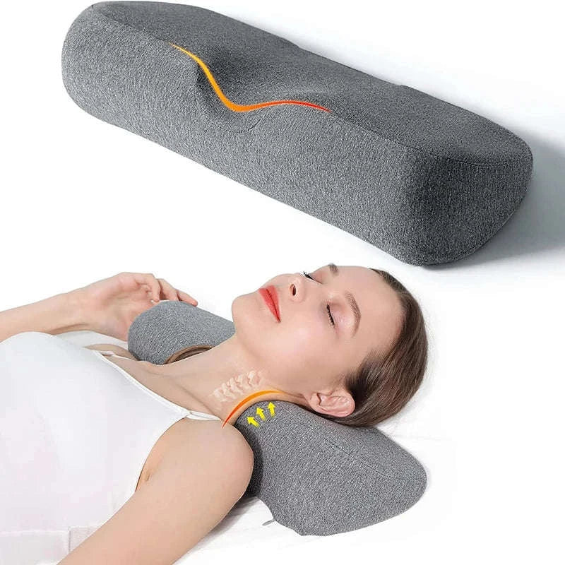 Cervical Memory Foam Contour Pillow for Side Sleepers-Australia / Pink
