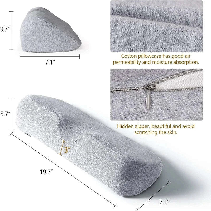 Cervical Memory Foam Contour Pillow for Side Sleepers-Australia / Pink