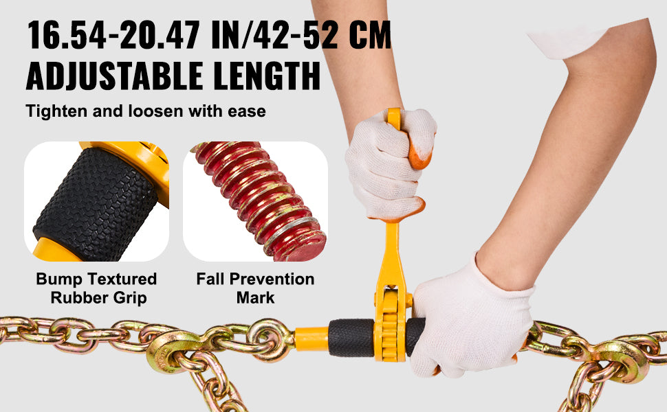Ratchet Chain Load Binder 1/4"–5/16" Heavy Duty Tie-Down