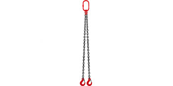 SuceeBuy Chaine d’arrimage de levage Sangles de levage 5 t 1,5 m 3 m 4 m X 5/16 pouce Durable avec 4 brins crochets de grade et ajusteur Acier allié G80