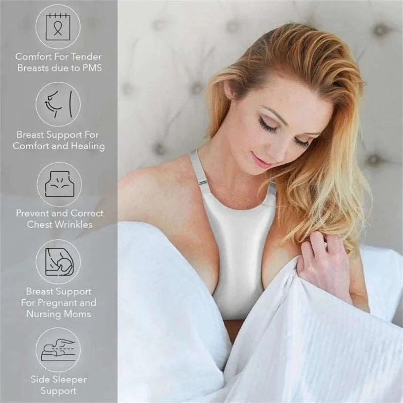 Chest Wrinkle Prevention Pillow for Side Sleeping Support-jin1 / China Mainland
